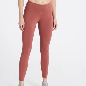NWT Nike Essentials 7/8 Mid-Rise Legging Orange/Red Salmon Color. Small